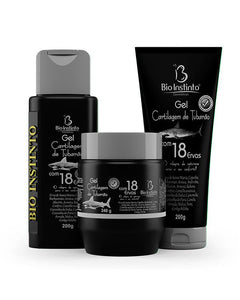 GEL CART. DE TUBARAO C/18 ERVAS 200G BIO INSTINTO