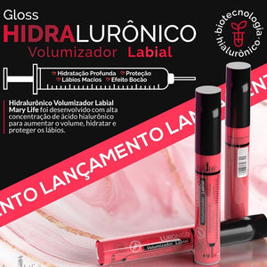 HIDRALURÔNICO VOLUMIZADOR LABIAL MARY LIFE