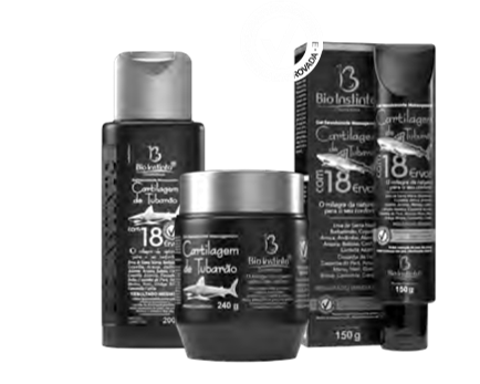GEL CARTILAGEM DE TUBARAO COM 18 ERVAS 150G BIO INSTINTO