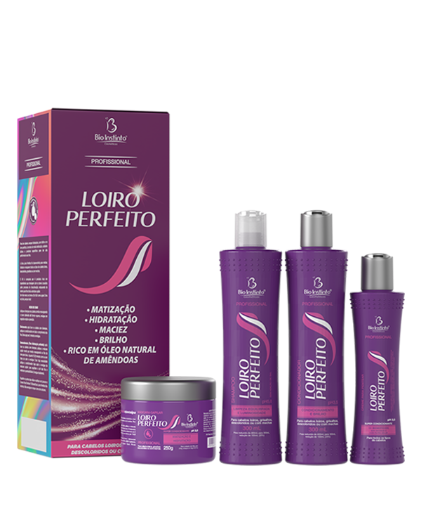 KIT CAPILAR LOIRO PERFEITO 4 ITENS BIO INSTINTO