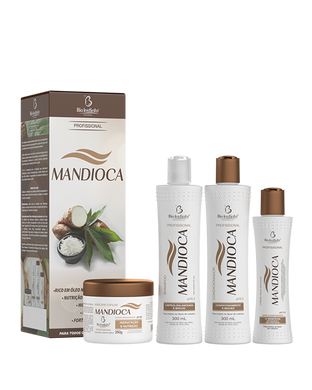 KIT CAPILAR MANDIOCA 4 ITENS BIO INSTINTO