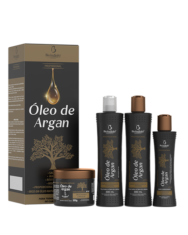 KIT CAPILAR OLEO DE ARGAN 4 ITENS BIO INSTINTO