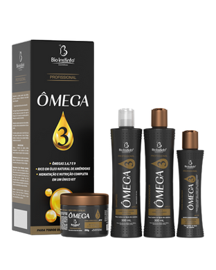 KIT CAPILAR OMEGA 3 4 ITENS BIO INSTINTO