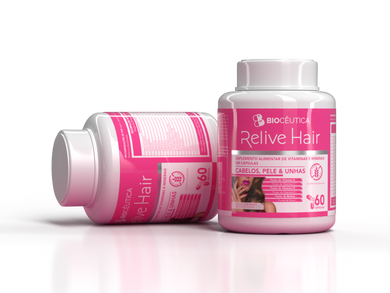 RELIVE HAIR SUPLEMENTO ALIMENTAR BIOCEUTICA