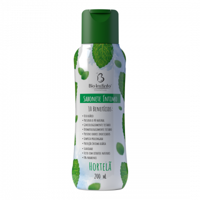 SABONETE INTIMO 10 BENEFICIOS HORTELA BIO INSTINTO 200ML BIO INSTINTO