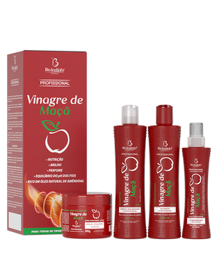 KIT CAPILAR VINAGRE DE MACA 4 ITENS BIO INSTINTO