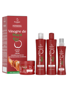 KIT CAPILAR VINAGRE DE MACA 4 ITENS BIO INSTINTO