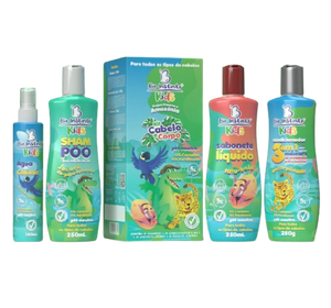 KIT CABELO E CORPO KIDS 4 ITENS BIO INSTINTO