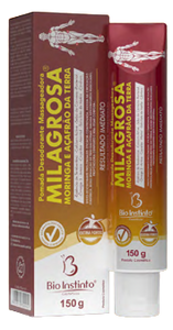 POMADA MASSAGEADORA MILAGROSA C/ MORINGA E ACAFRAO DA TERRA 150G BIO INSTINTO