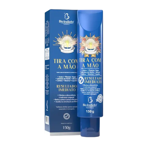 POMADA MASSAGEADORA TIRA COM A MAO 150G BIO INSTINTO